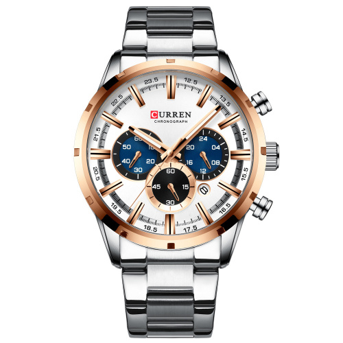 Часы мужские Curren 8355 Silver-White