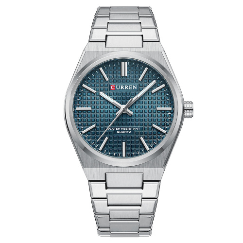 Часы мужские Curren 8439 Silver-Blue