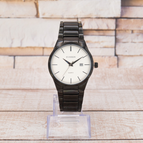 Часы мужские Curren 8106 Black-White-0