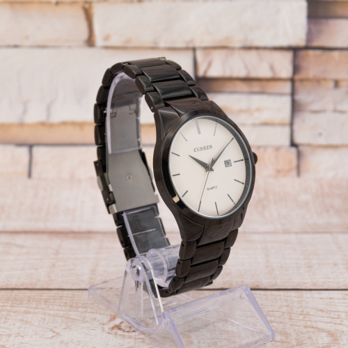 Часы мужские Curren 8106 Black-White-2