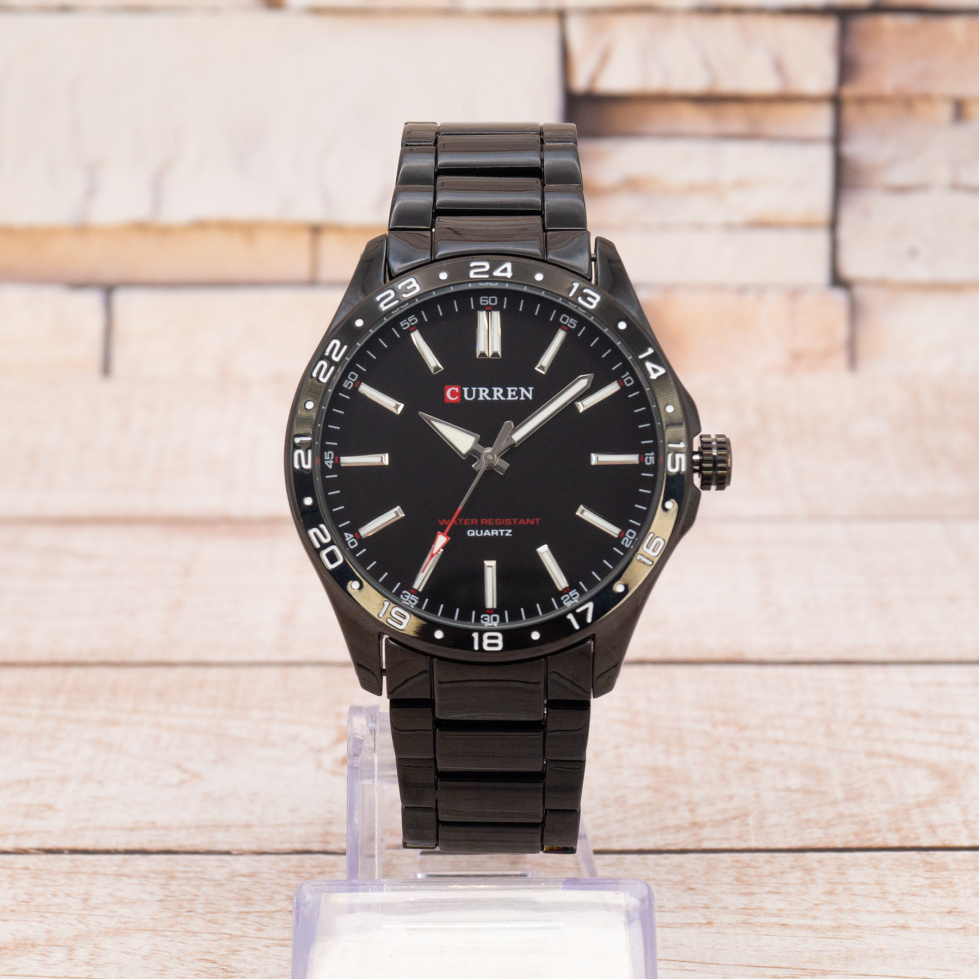 Живые фото часов Curren 8452 All-Black 0