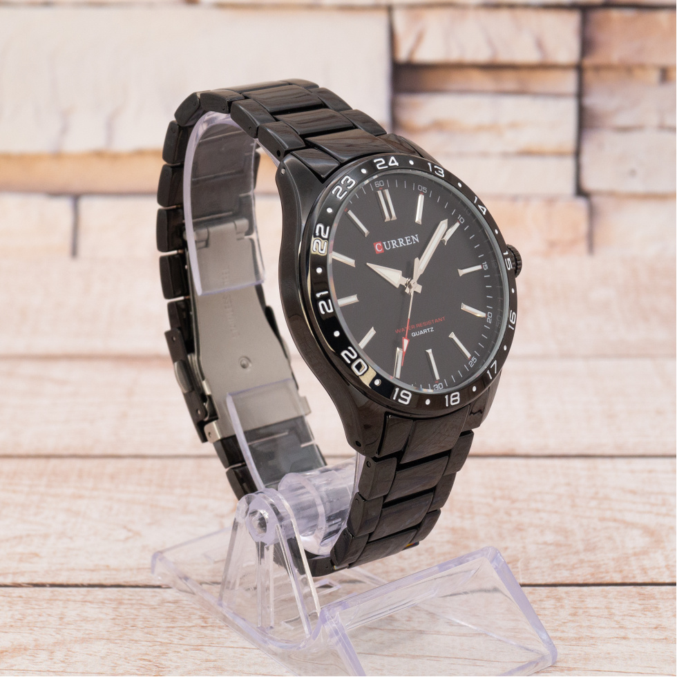 Живые фото часов Curren 8452 All-Black 2