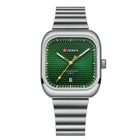  Curren 8460 Silver-Green