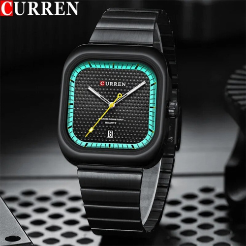 Годинник чоловічий Curren 8460 All Black-0