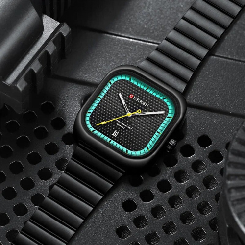 Годинник чоловічий Curren 8460 All Black-1