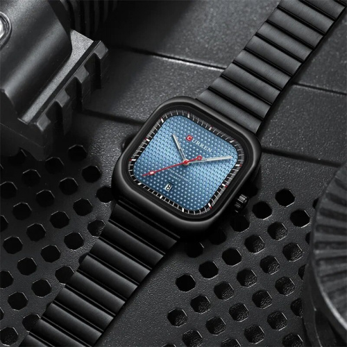 Часы мужские Curren 8460 Black-Blue-1