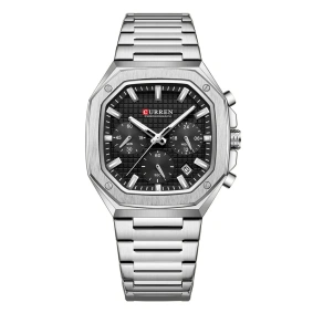  Curren 8459 Silver-Black