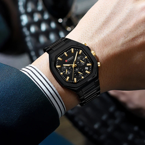 Часы мужские Curren 8459 Black-2