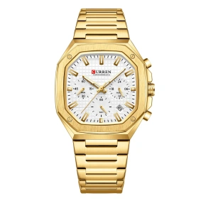  Curren 8459 Gold-White