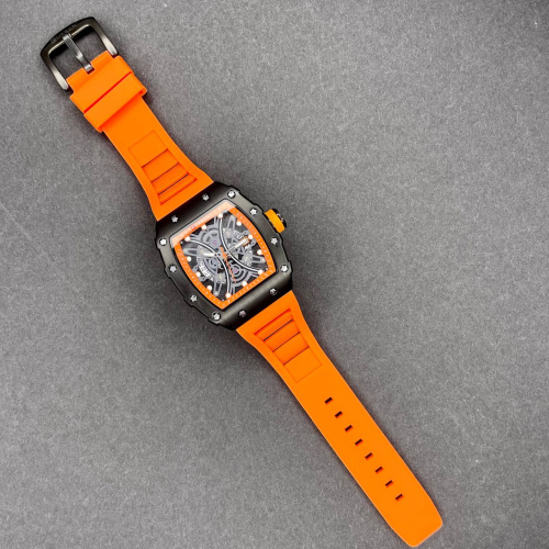Часы мужские Curren 8438 Black-Orange-0