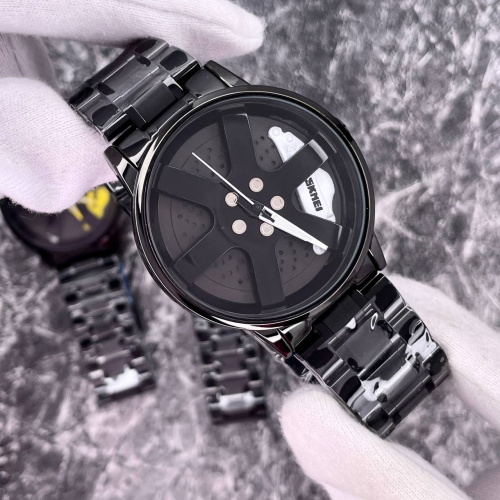 Годинник чоловічий Skmei 1824BK Black-3