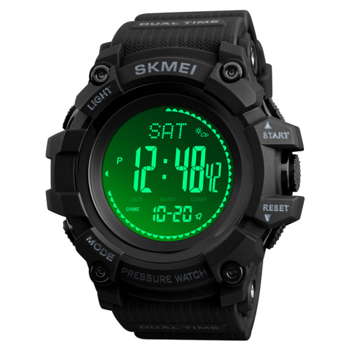 Часы мужские Skmei 1358 Black Smart Watch Compass-0