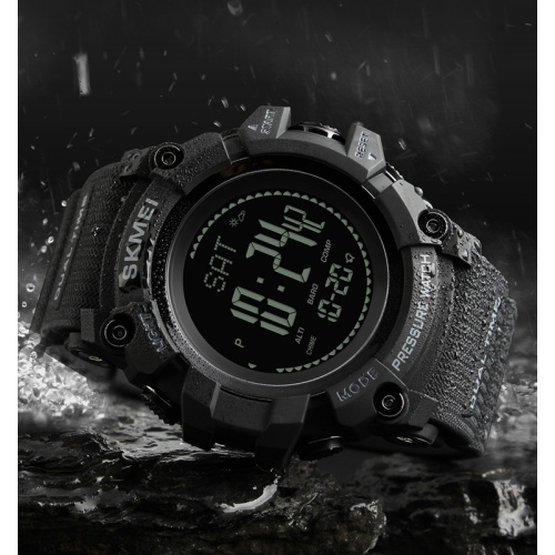 Часы мужские Skmei 1358 Black Smart Watch Compass-1