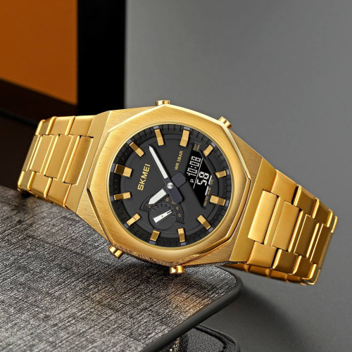 Часы мужские Skmei 1816 Gold-Black-1