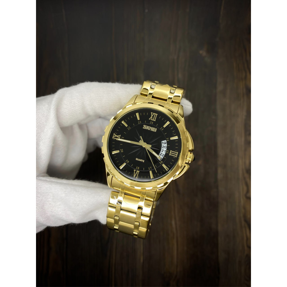Живые фото часов Skmei 9069GDBK Gold-Black 0
