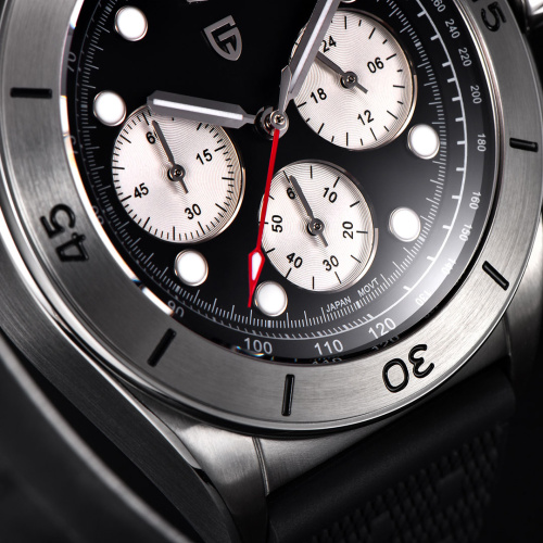 Часы мужские Pagani Design PD-1705-1 Silver-Black-4