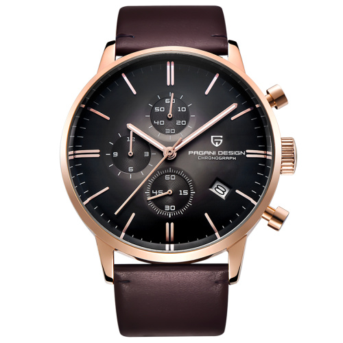 Часы мужские Pagani Design PD-2720 Gold-Black-Brown