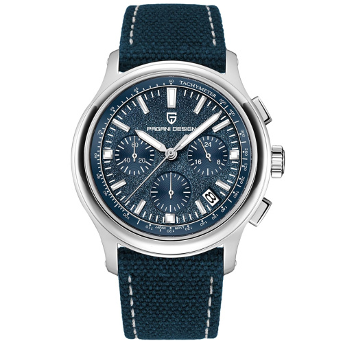 Часы мужские Pagani Design PD-1781 Blue-Silver-Blue