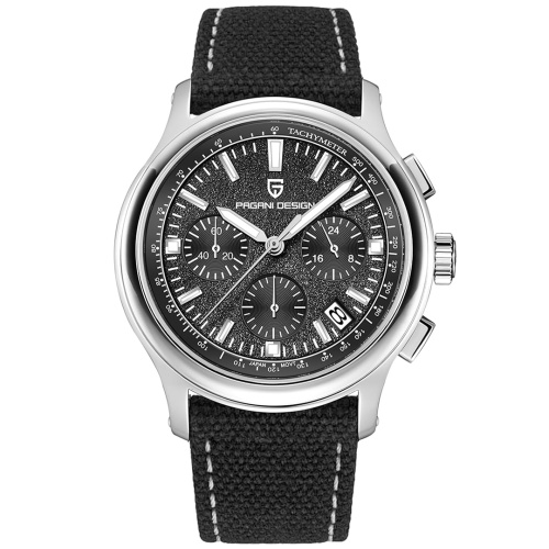 Часы мужские Pagani Design PD-1781 Black-Silver-Black