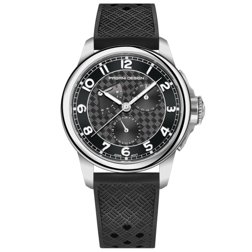 Часы мужские Pagani Design PD-1780 Black-Silver-Black