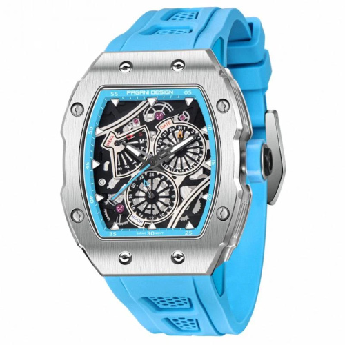 Часы мужские Pagani Design PD-YS012 Silver-Blue