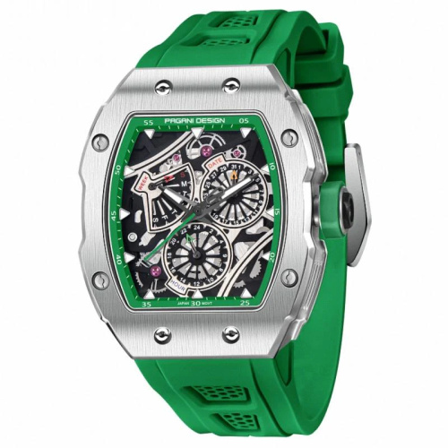 Часы мужские Pagani Design PD-YS012 Silver-Green