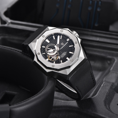 Часы мужские Pagani Design PD-YS010 Silver-Black-1