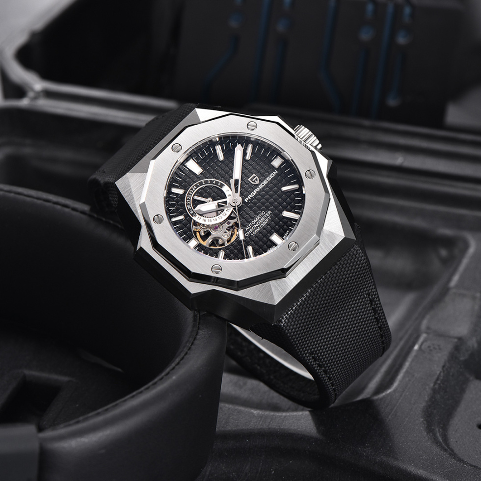 large Часы мужские Pagani Design PD-YS010 Silver-Black 1