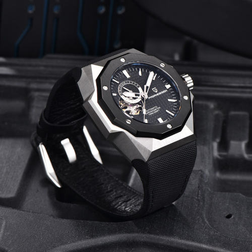 Годинник чоловічий Pagani Design PD-YS010 Silver-Black-Black-2