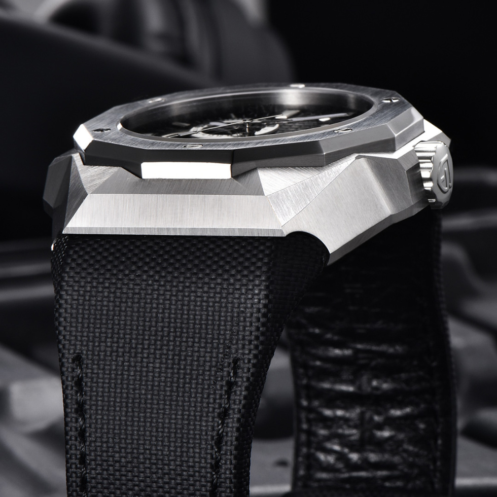 large Годинник чоловічий Pagani Design PD-YS010 Silver-Black-Black 3