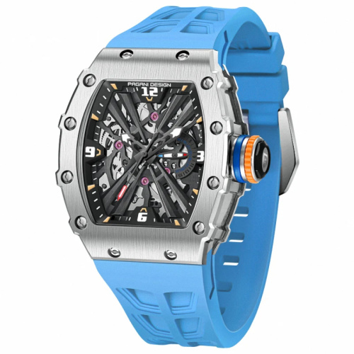 Часы мужские Pagani Design PD-1738 Silver-Blue