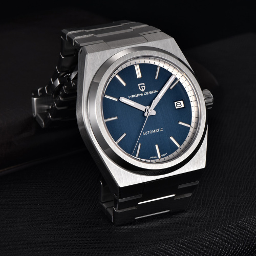 Часы мужские Pagani Design PD-1753 Silver-Blue-1