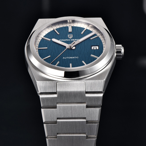 Часы мужские Pagani Design PD-1753 Silver-Blue-2