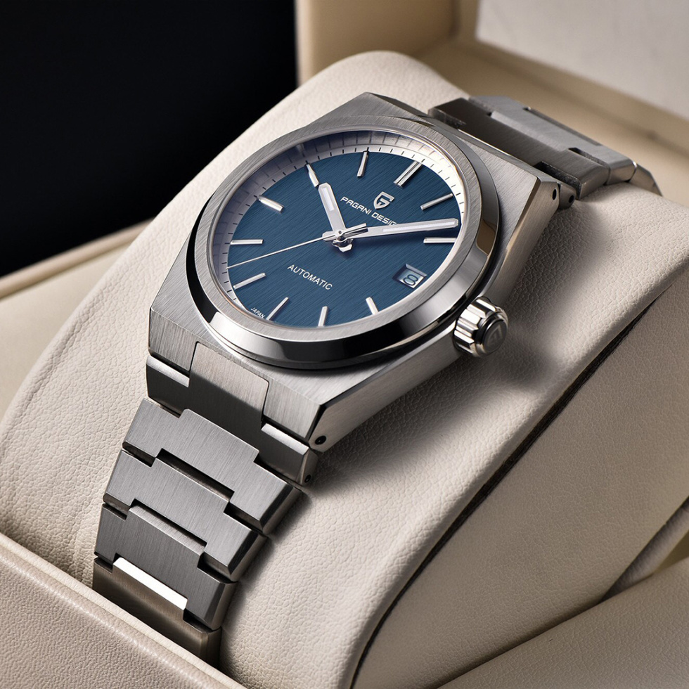large Часы мужские Pagani Design PD-1753 Silver-Blue 0