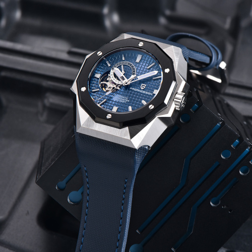 Часы мужские Pagani Design PD-YS010 Silver-Blue-3