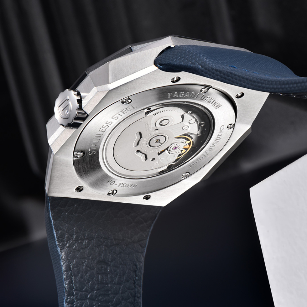 large Часы мужские Pagani Design PD-YS010 Silver-Blue 2