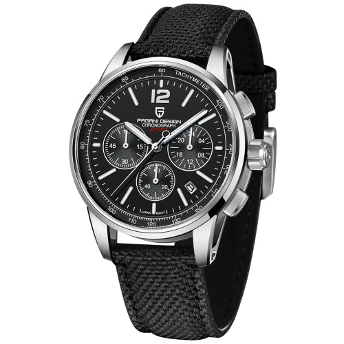 Часы мужские Pagani Design YS008 Silver-Black