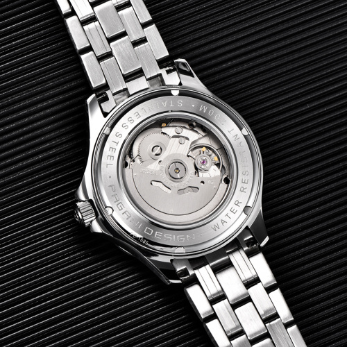 Часы мужские Pagani Design PD-1685 Silver-Black Steel-1