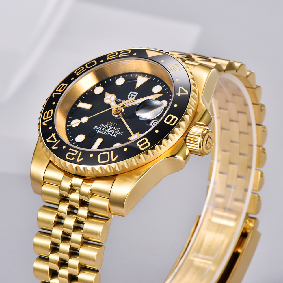 large Часы мужские Pagani Design PD-1662 All Gold 0