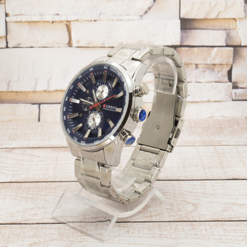 Часы мужские Curren 8351 Silver-Blue Pacific-4
