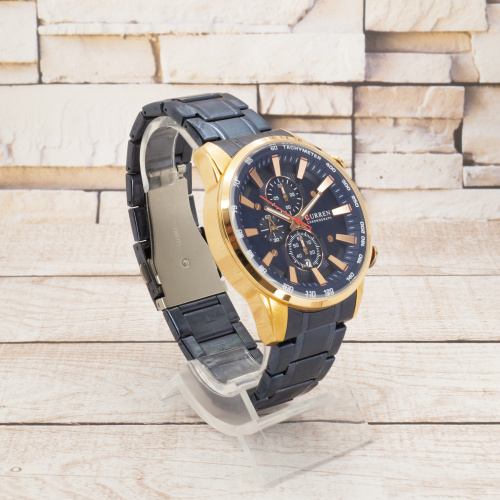 Часы мужские Curren 8351 Blue-Cuprum-3