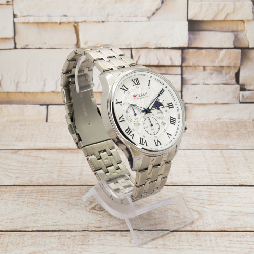 Часы мужские Curren 8427 Silver-White-2
