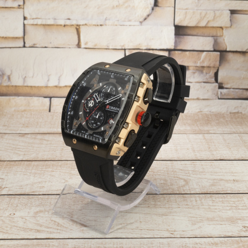 Часы мужские Curren 8442 Gold-Black-1