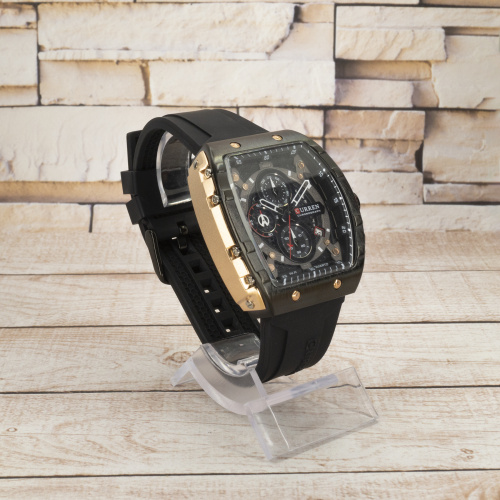 Часы мужские Curren 8442 Gold-Black-2