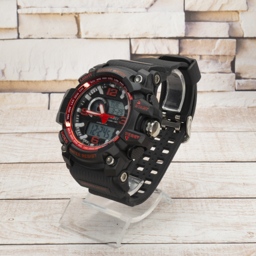 Часы мужские Skmei 1283 Black-Red-2