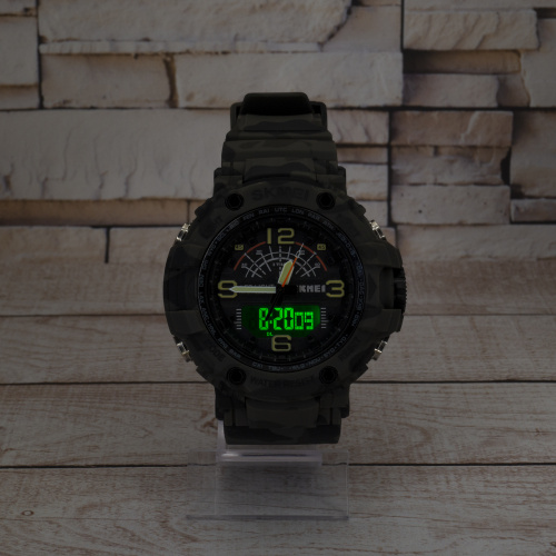 Часы мужские Skmei 1617 Gray-Military-4
