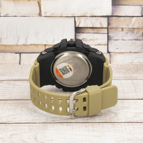 Часы мужские Skmei 1384 Black-Khaki Wrisband-3