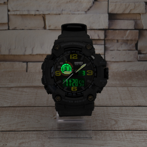 Часы мужские Skmei 1520BK All Black-4