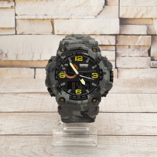 Часы мужские Skmei 1520CMGY Gray Camo-0