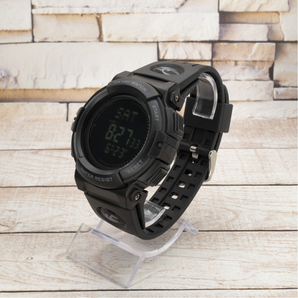 Живые фото часов Skmei 1290BK All Black 1